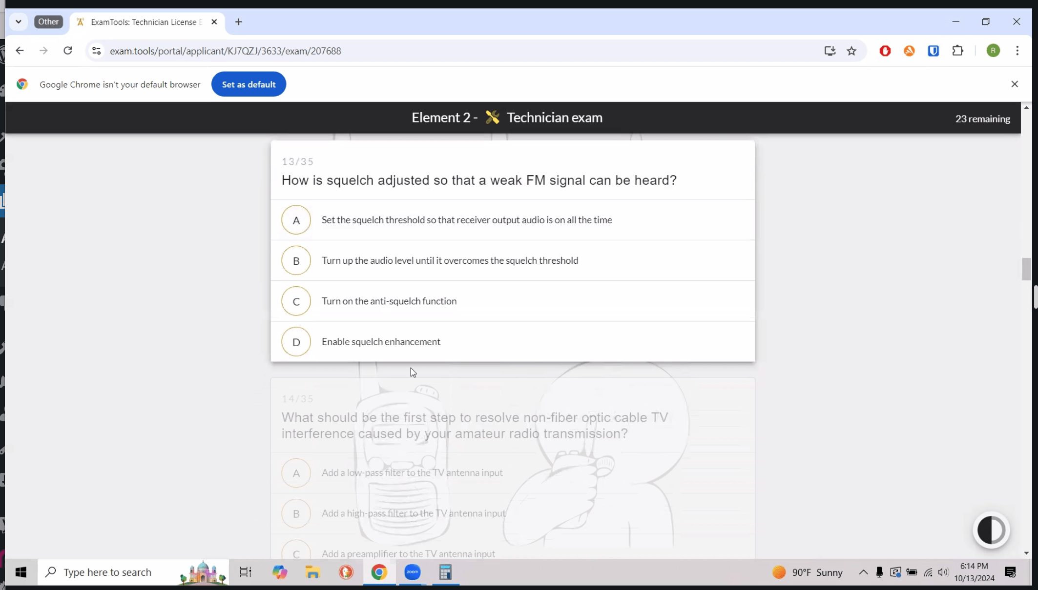 remote tech exam